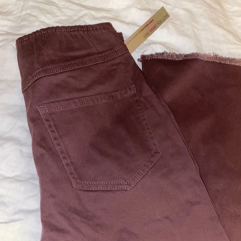 Flare denim pants | size 5 | brown-plum - Picture 7 of 8